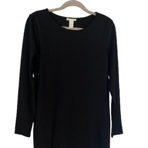 H&M Black Long Sleeve Dress Women’s Size M